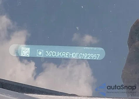 2015 Chevrolet Silverado 1500 1Lt from USA, damaged, VIN 3GCUKREH0FG122957